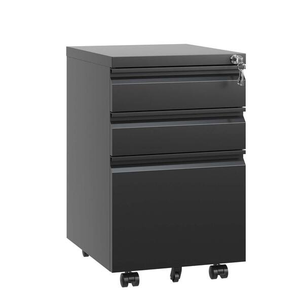 Flynama White 23.62-in File Cabinet