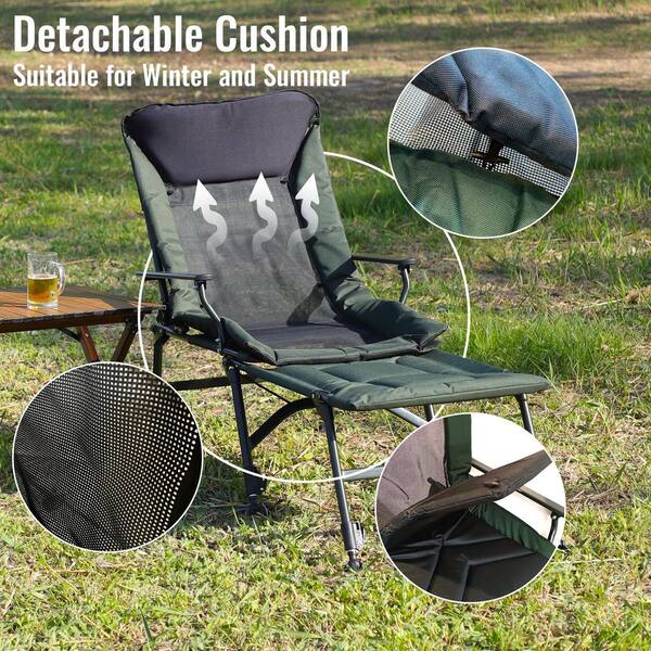 wayofatry 1-Piece Portable Folding Reclining Camping Chair