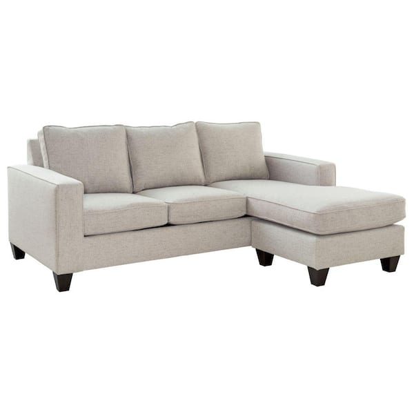 Picket House Furnishings Boha's Collection 86 in in W Straight Arm 2 -pieces Polyester Rectangle Sectional Sofa in Biscotti