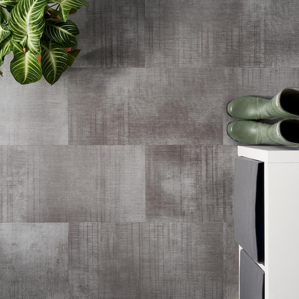 Ivy Hill Tile Lungo Dark Gray 12 MIL x 12 in. W x 24 in. L