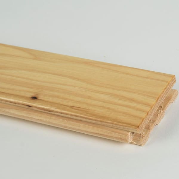 Blue Ridge Hardwood Flooring Natural Low Gloss Hickory 3/4 in. T x 3 in. W Smooth Solid Hardwood Flooring (24 sq.ft./case)