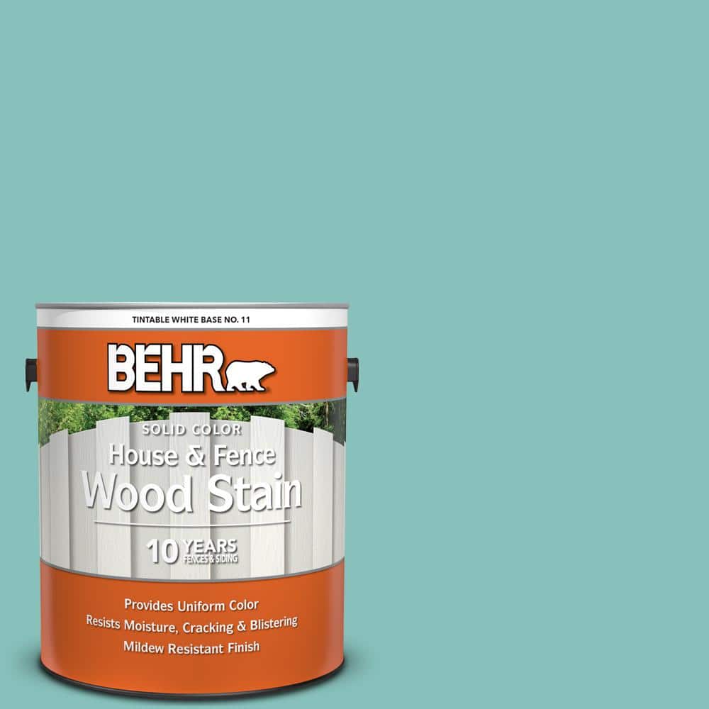 1 gal. #M450-4 Undine Solid Color House and Fence Exterior Wood Stain
