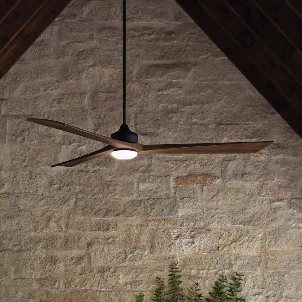 HINKLEY Sculpt 60 in. Integrated LED Indoor/Outdoor Matte Black