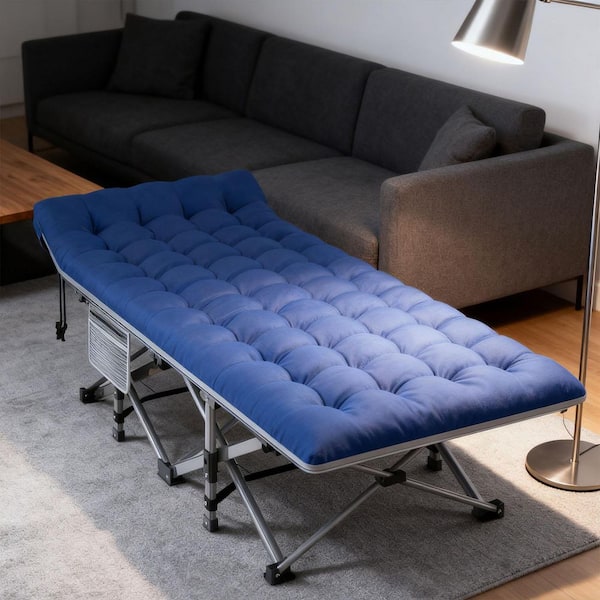 Oversized Folding Camping Cot with Detachable Mattress, 800 lbs. Capacity,1200D Oxford Fabric Portable Bed
