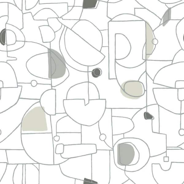York Wallcoverings 34.17 sq. ft. Fauvist Peel and Stick Wallpaper