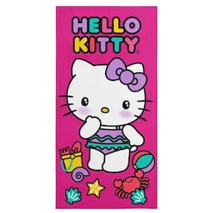 Sanrio Hello Kitty Hello Beach Microfiber Beach Towel