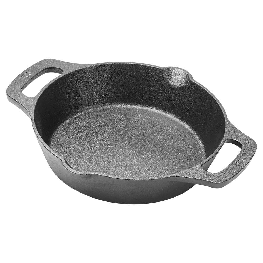 Winco 8 in. Cast Iron Skillet CASD8 The Home Depot