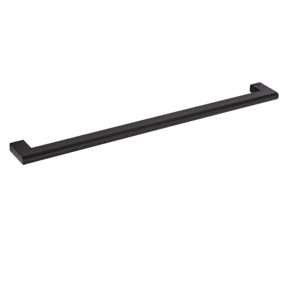 Vail 12-inch Matte Black Rectangular Bar Pull