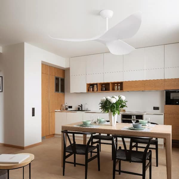 Avex 38 in. Smart Indoor/Outdoor White Ceiling Fan with Remote Control