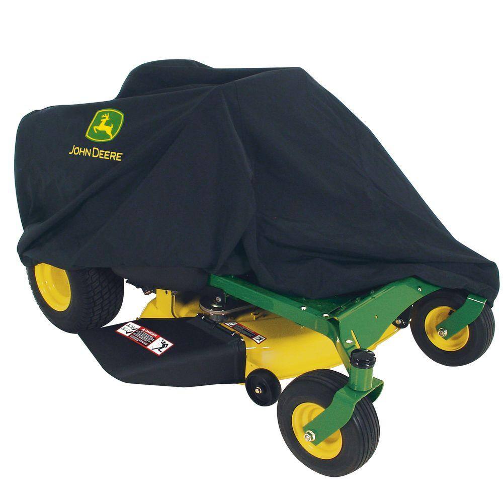 Black Heavy-Duty Universal Zero-Turn Mower Cover with Elastic Hem