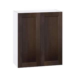 Lincoln Chestnut Solid Wood Assembled Wall Kitchen Cabinet with Full High Door (30 in. W x 35 in. H x 14 in. D)