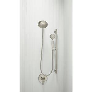 Artifacts 1-Spray Wall Mount Handheld Shower Head with 2.5 GPM in Vibrant Brushed Nickel