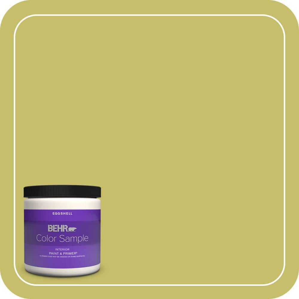 8 oz. #P350-5 Go Go Lime Eggshell Enamel Interior Paint & Primer Color Sample price history on PriceWatchPro