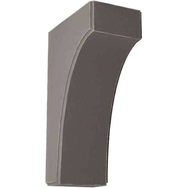 Ekena Millwork 3-1/2 in. x 10 in. x 6 in. Reclaimed Grey Clarksville Wood Vintage Decor Bracket
