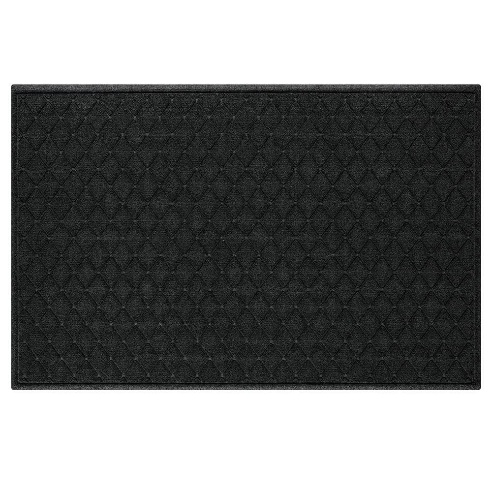 Waterhog Argyle Charcoal 45 in. x 70 in. PET Polyester Indoor Outdoor Estate Mat price history on PriceWatchPro