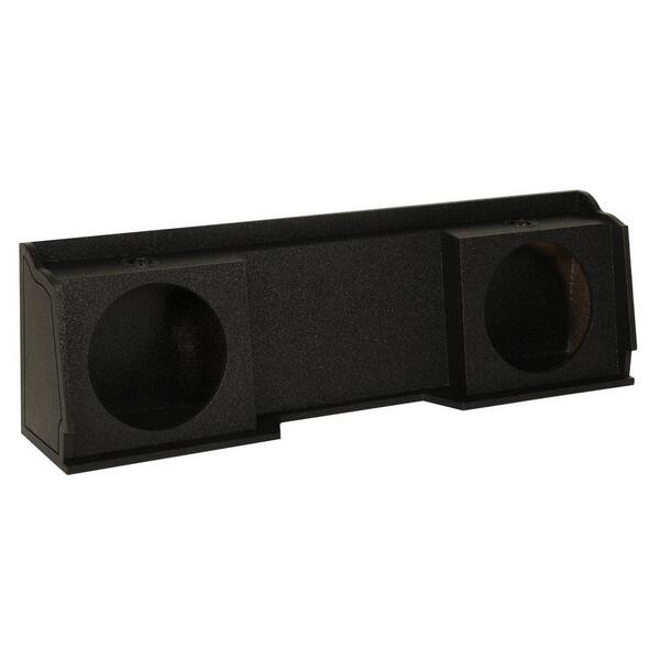 Q POWER GMC Chevy Silverado Ext Cab 99-06 Dual Two 12 in. Sub Box with Bedliner Spray