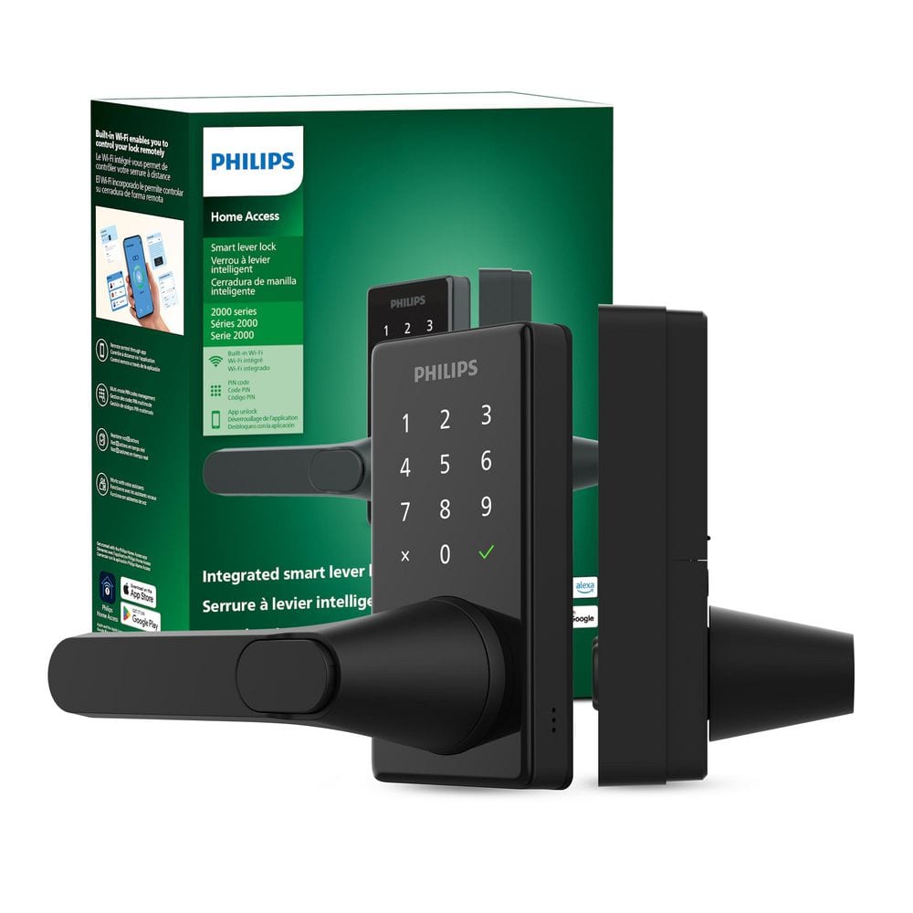 Wi-Fi Smart Deadbolt Lock/Lever All in One Combo, in Matte Black price history on PriceWatchPro