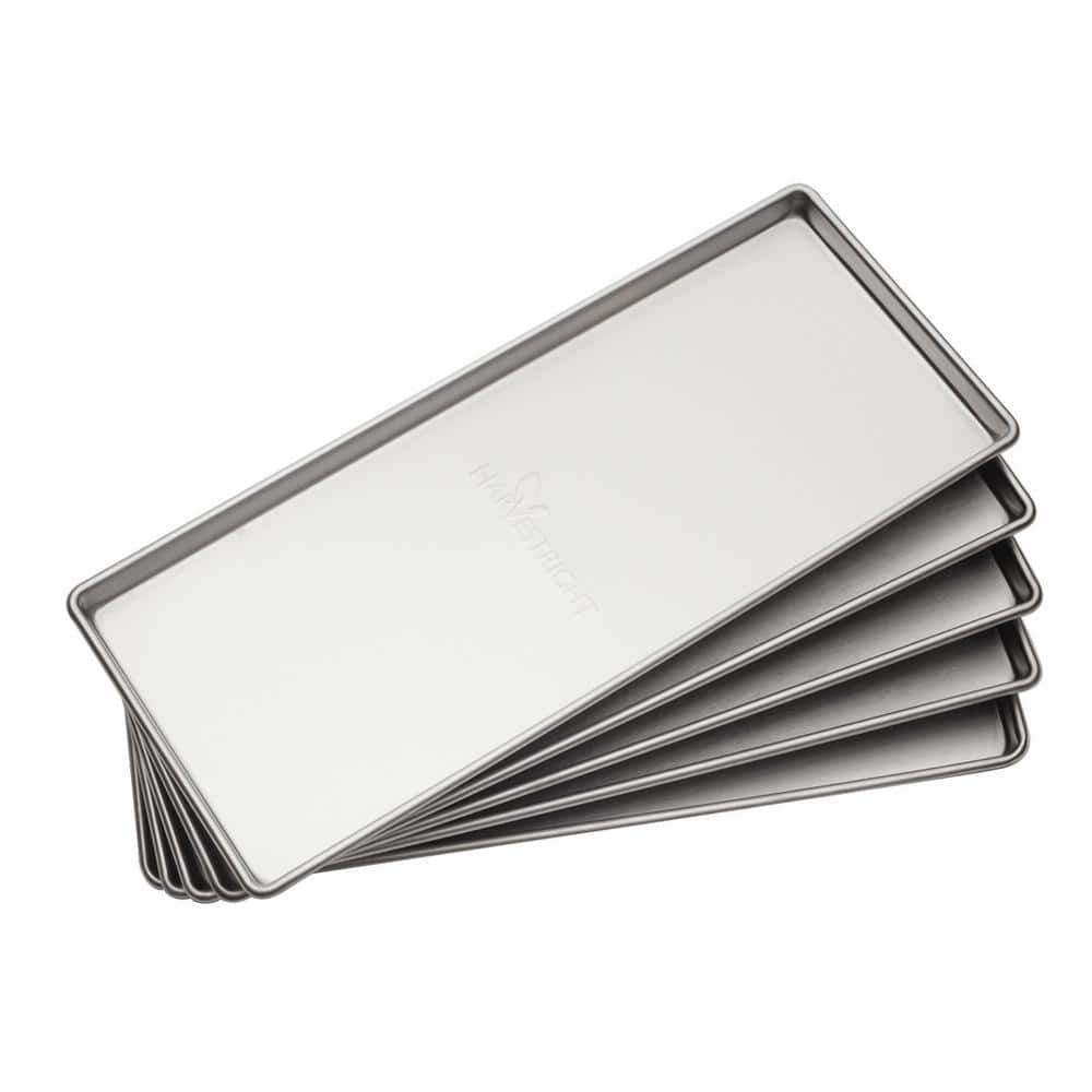 5-Pack Freeze Dryer Medium Trays Stainless Steel