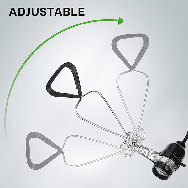 Amucolo - 12-Pack 6 Feet up to 150 Watt Light Clamp Light Socket(No Bulb Included)