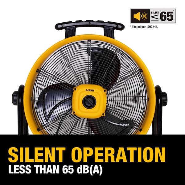 ファンデルメイデ DEWALT 20 in. 3-Speed Heavy-Duty Drum Fan with 6 ft. Power