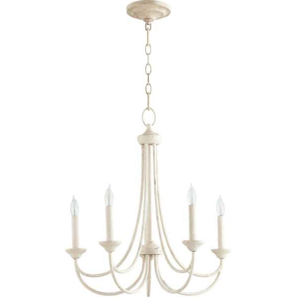 Brooks 5- -Light Persian White Chandelier