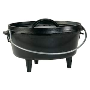 8 in. / 2 qt. Cast Iron Camp Dutch Oven