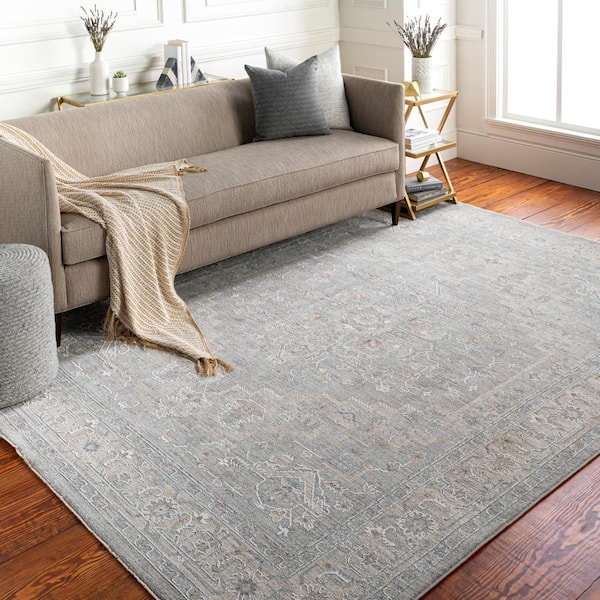 Warwick Light Gray 8 ft. x 10 ft. Indoor Area Rug