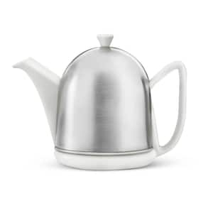 34 fl. oz. Teapot Spring White Cosy Manto Teapot with Mat