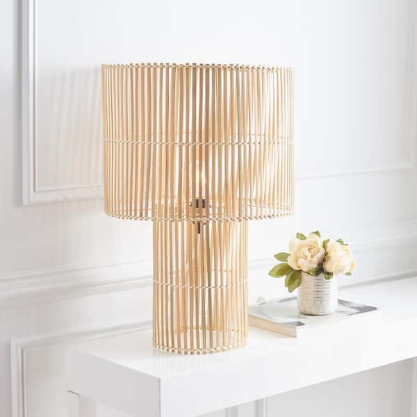 SAFAVIEH Elara 25 in. Natural Table Lamp