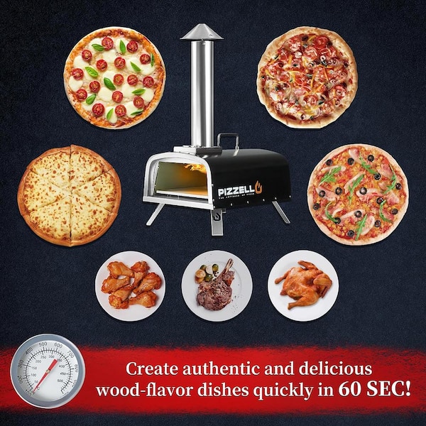 Pizzello Forte Gas Bundle - Outdoor Pizza Oven: Propane & Wood