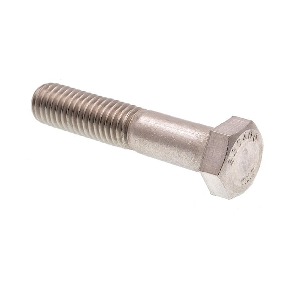 Prime-Line 1/2 in.-13 x 2-1/2 in. Grade 304 Stainless Steel Hex Bolts (25-Pack)