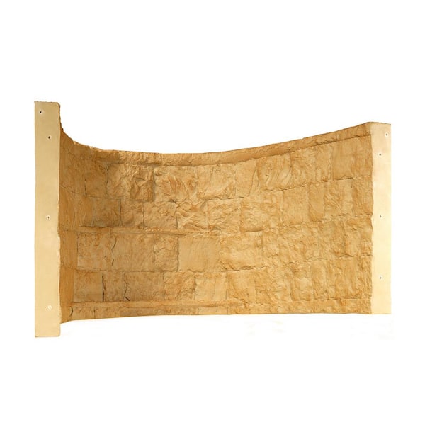 SHAPE PRODUCTS Rockwell 66 in. x 44 in. x 36 in. Tan Composite Window Well