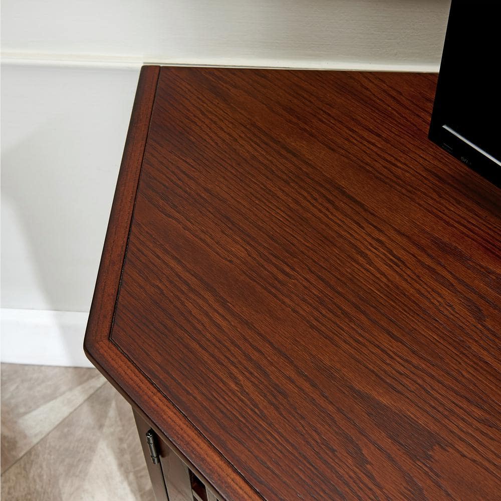 Riley Holliday Mission Oak Corner TV Stand for 50-inch TVs
