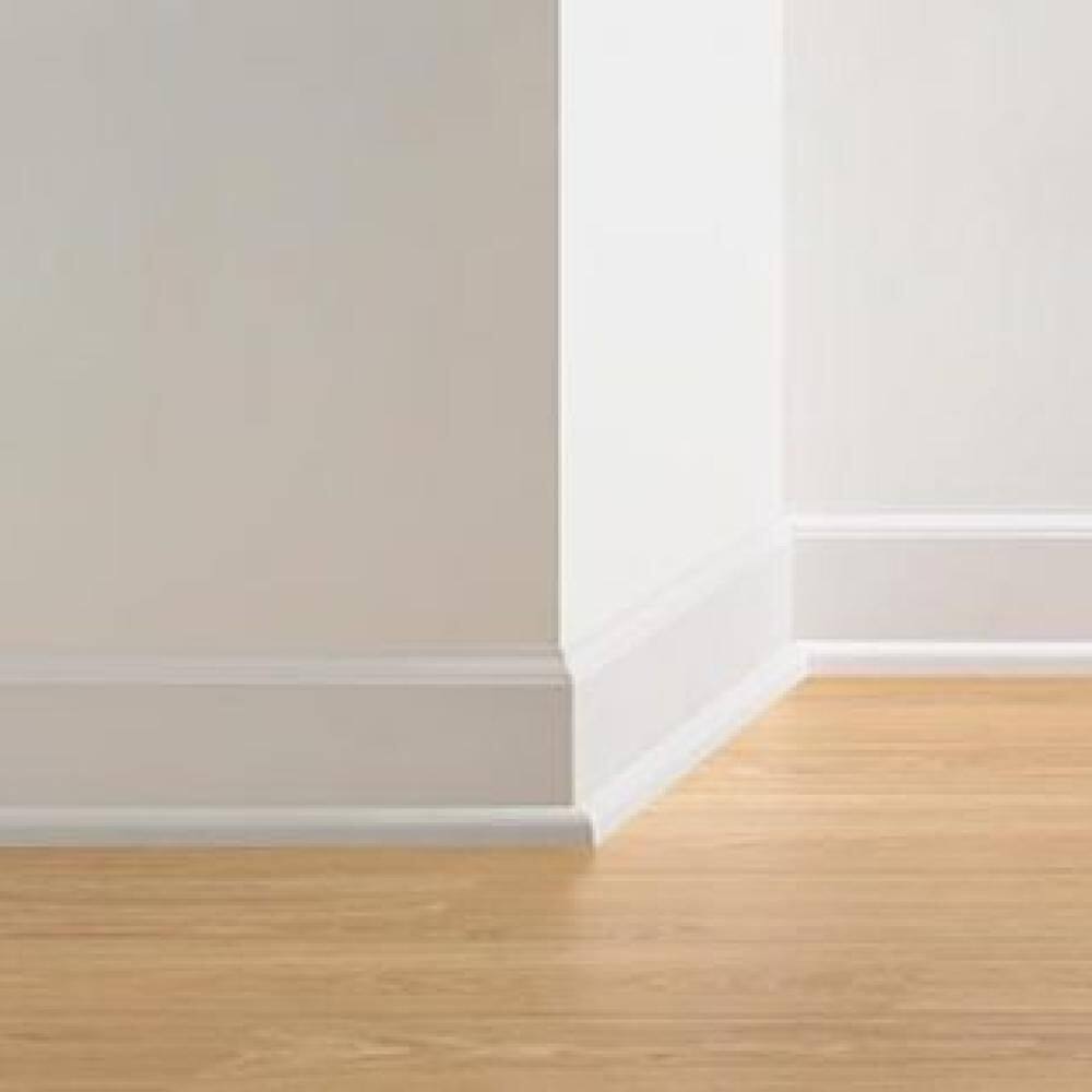Primed White High Impact Polystyrene Baseboard Moulding Set