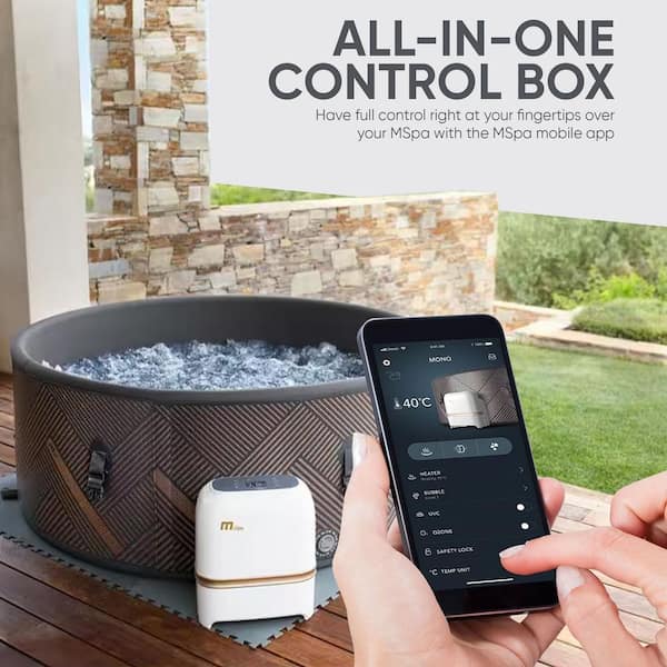 M SPA 6-Person 138-Jet Hot Tub with Control Box F-MO063W - The