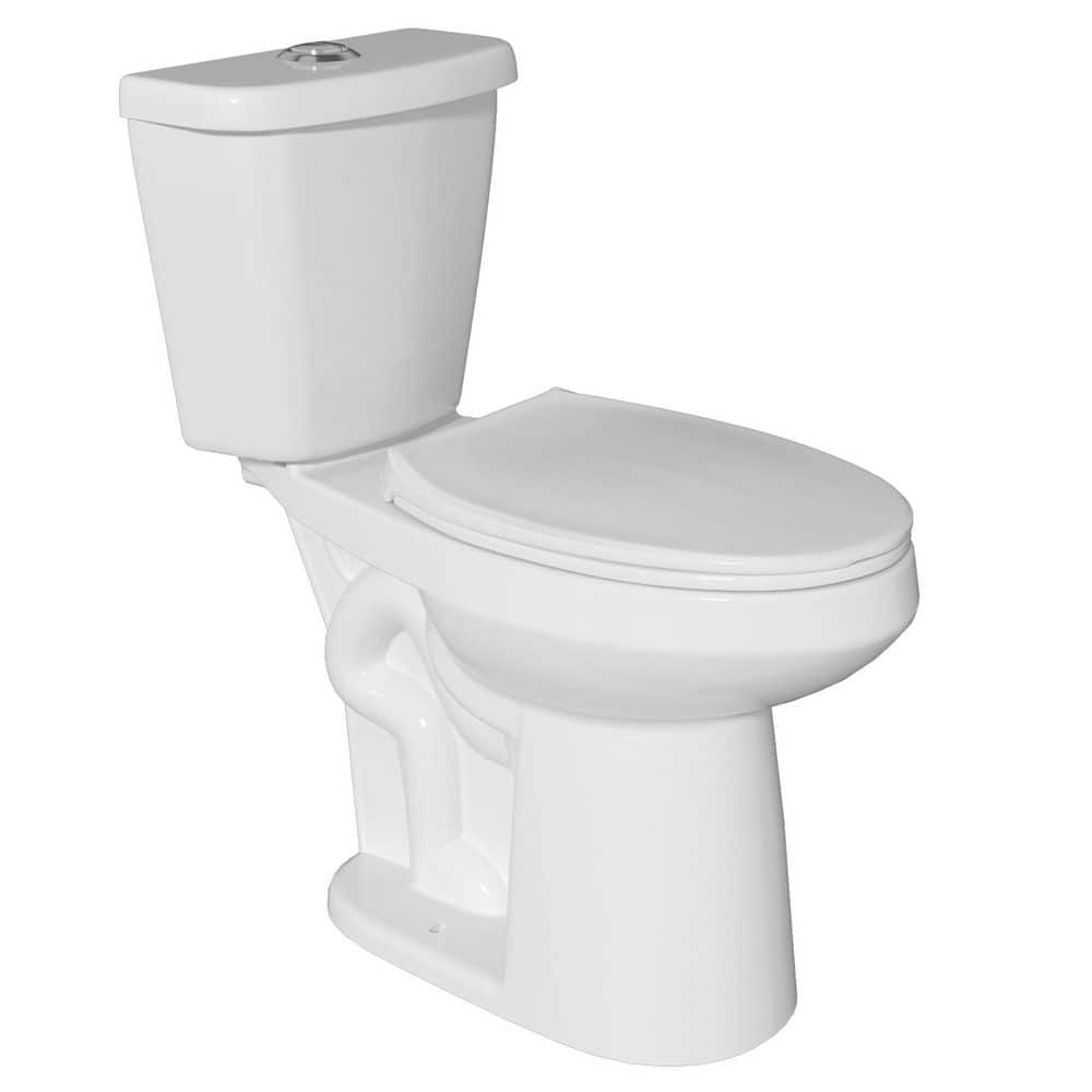 21 in. Extra Tall 2-Piece Toilet 1.0/1.28 GPF Dual Flush Elongated Toilet i