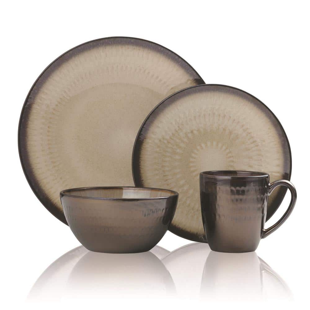Cream Stoneware Utensil Set