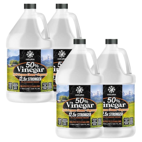 Calyptus 1 Gal. 50% Vinegar All-Purpose Cleaner 12.5X Concentrate (4-Pack)