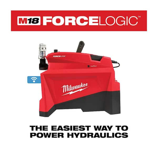 M18 FORCE LOGIC 18-Volt Lithium-Ion Cordless 10,000 PSI Hydraulic Pump Kit with 12.0 Ah Battery