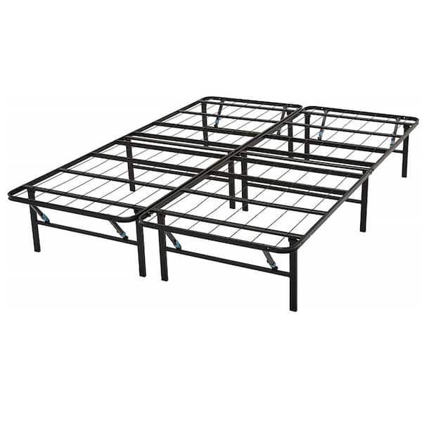 OMNE SLEEP Steel Black Twin XL Platform Foundation
