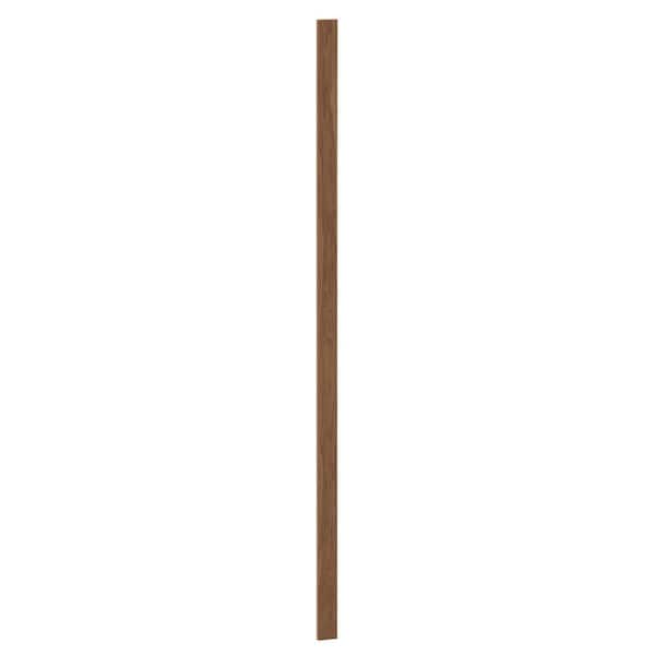 Hampton Bay Sinclair 3 in. W x 0.75 in. D x 91.5 in. H Pantry Filler in Shaker Saddle Oak