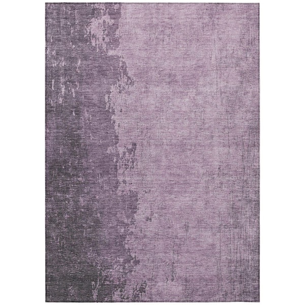 Chantille Machine Washable Indoor/Outdoor Abstract ACN1912 Lavender 3 ft. x 5 ft. Accent Rug