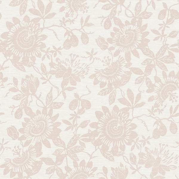 A-Street Prints Helen Floral Trail Purple Paper Non-Pasted Textured Wallpaper