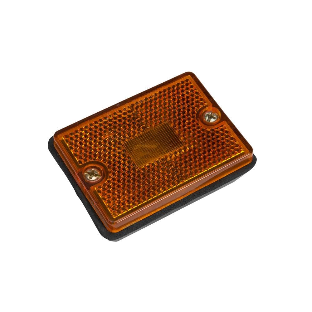 TowSmart Stud-Mount Rectangular Amber Clearance Trailer Light 1410