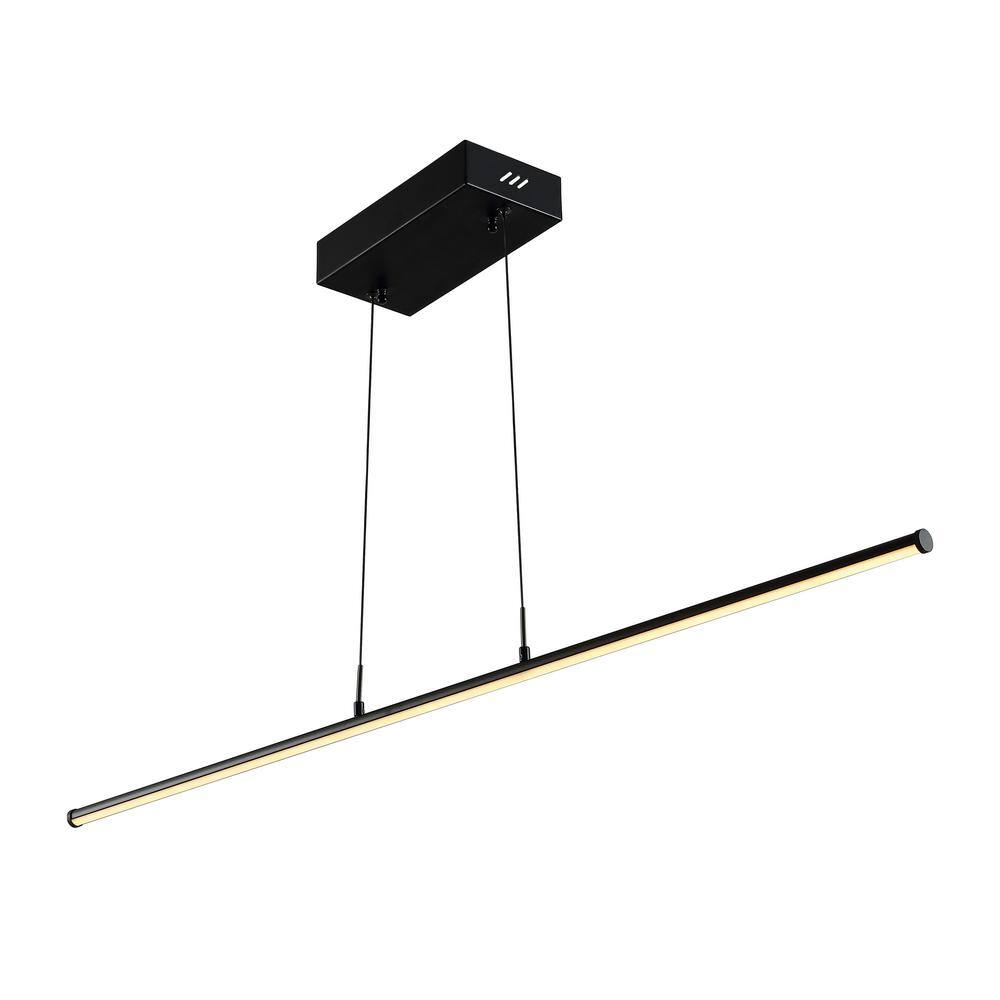 Conley 39.5" Black LED Linear Pendant Light