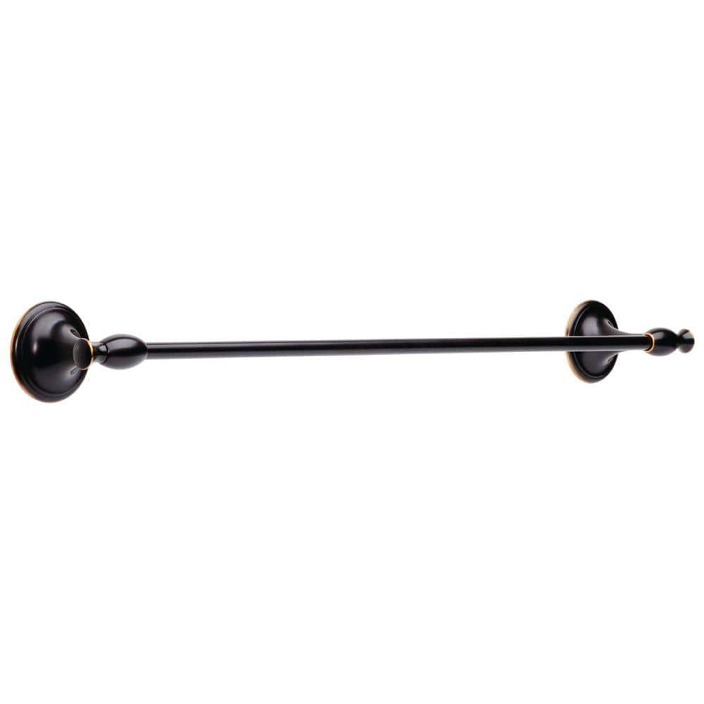 Delta Meridian 24 in. Towel Bar in Oil Rubbed Bronze 137235 The Home