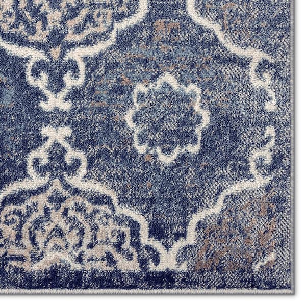 Home Dynamix Boho Andorra Gray-Blue Area Rug