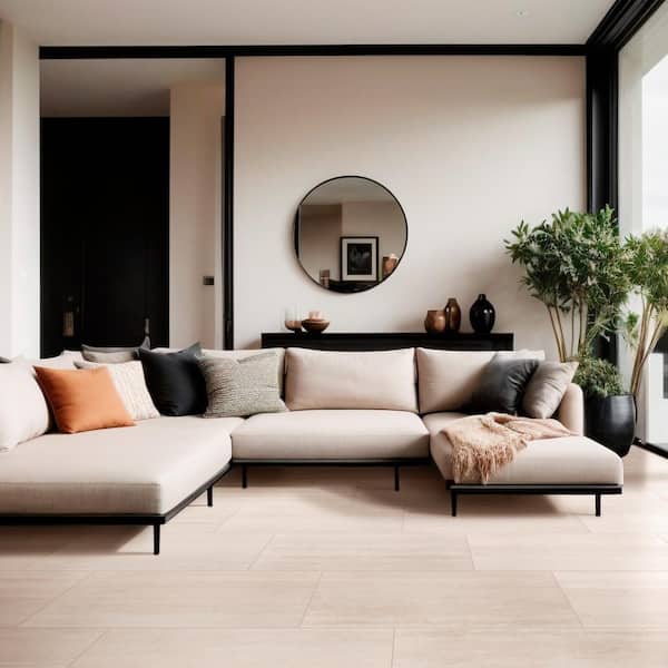 Sanford Ivory 16 in. W x 32 in. L Matte Porcelain Floor and Wall Tile (28 cases/392 sq. ft. /Pallet)