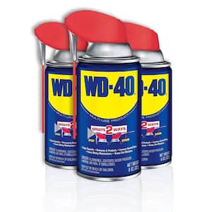 8 oz. Original WD-40 Formula, Multi-Purpose Lubricant Spray with Smart Straw (3-Pack)