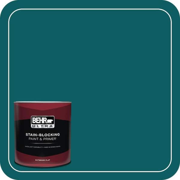 BEHR ULTRA 1 qt. #S-H-500 Realm Flat Exterior Paint & Primer